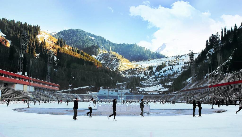 Medeu Hotel Almaty Besqaynar Eksteriør bilde