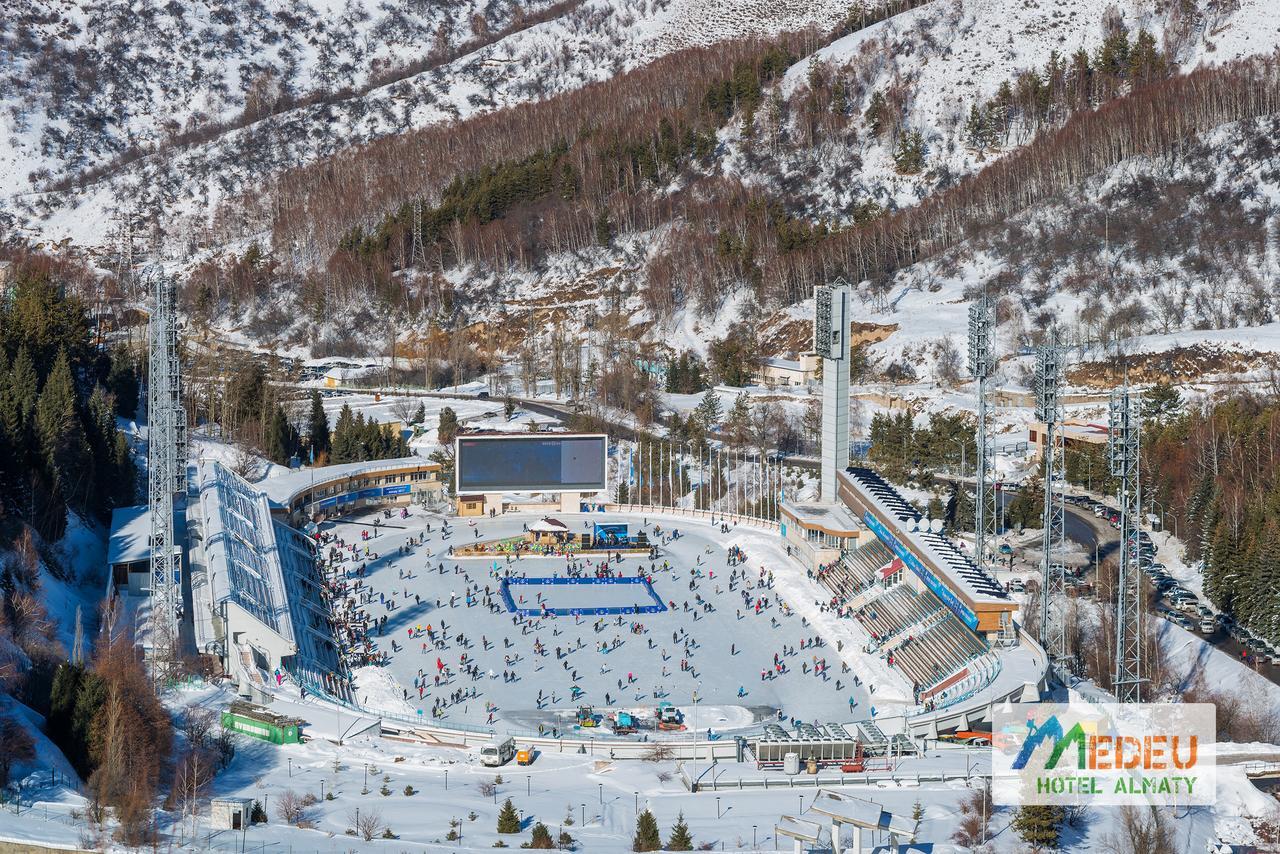 Medeu Hotel Almaty Besqaynar Eksteriør bilde